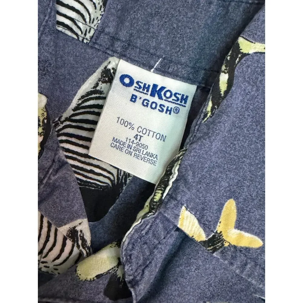 Vintage Y2K OshKosh Fish Button Up